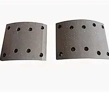 Накладка колодки тормозной SHAANXI F2000/3000 задней 220*235 8/10 отв QINYAN новый, для спецтехники